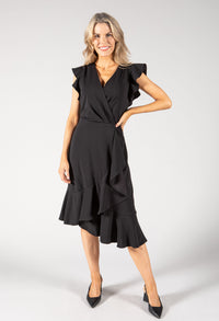 Ruffle Midi Dress