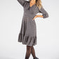 Tiered V Neckline Dress-1