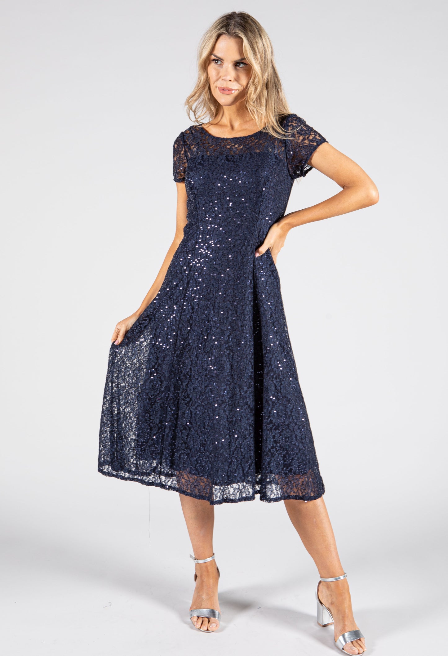 Sequin Lace Dress