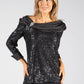 Bardot Sequin Top