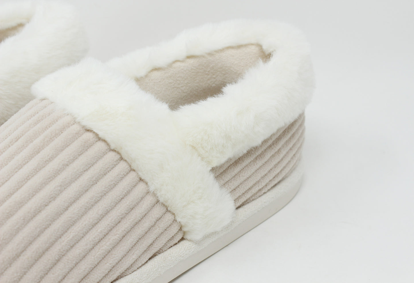 Faux Fur Cuff Slipper