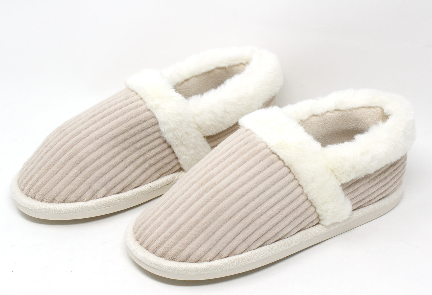 Faux Fur Cuff Slipper