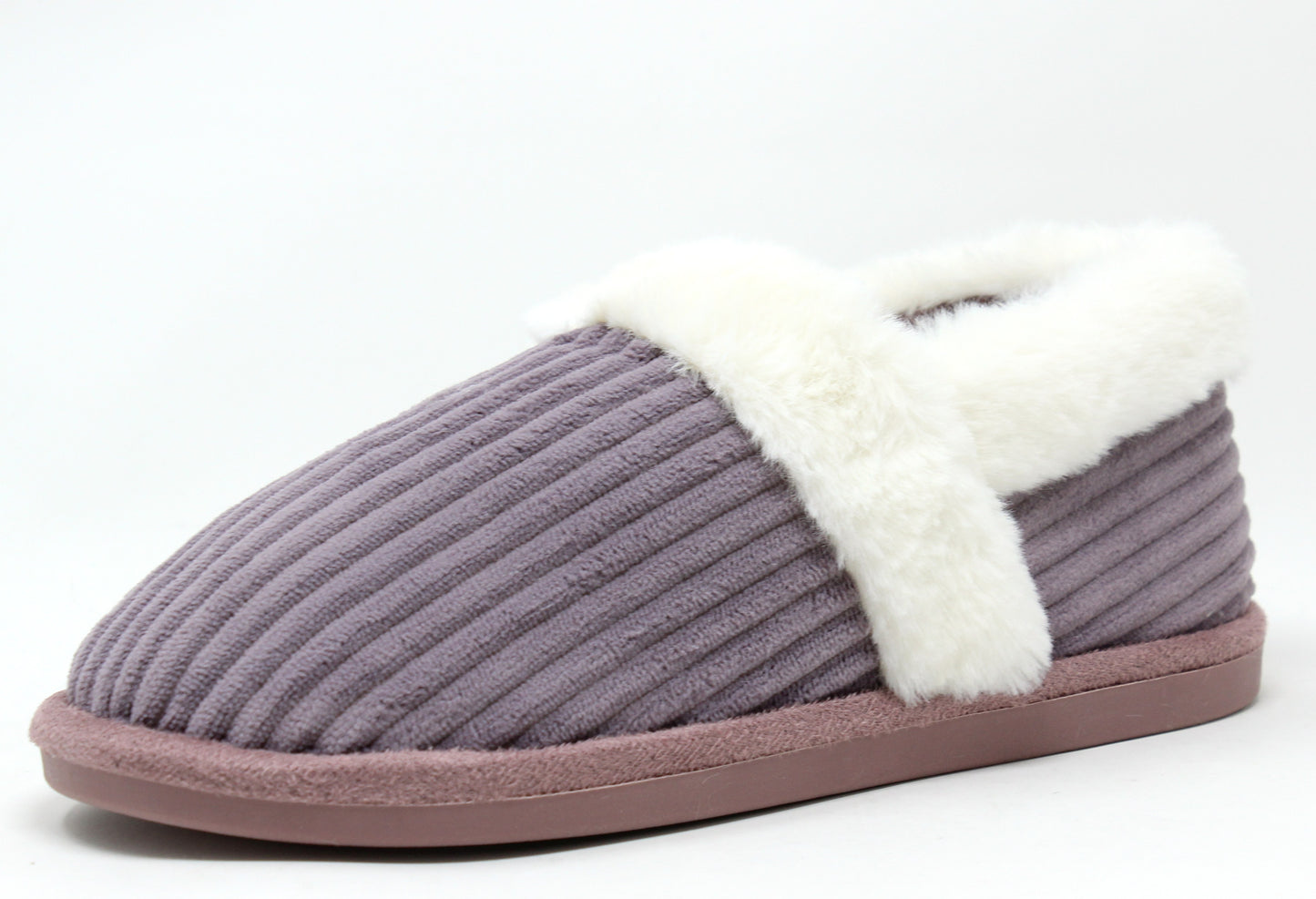 Faux Fur Cuff Slipper