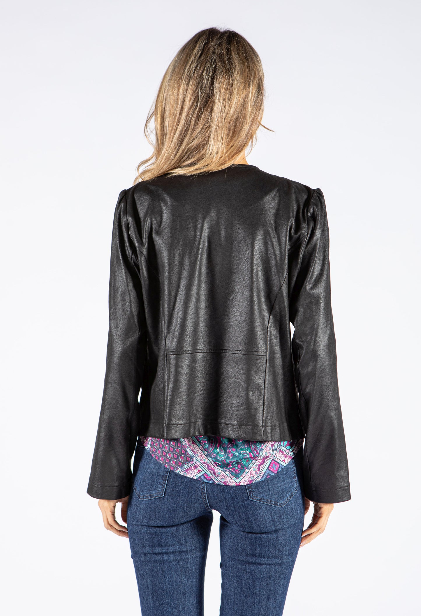 Vintage Leather Look Jacket