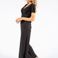 V Neckline Jumpsuit