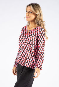 Keyhole Neckline Top