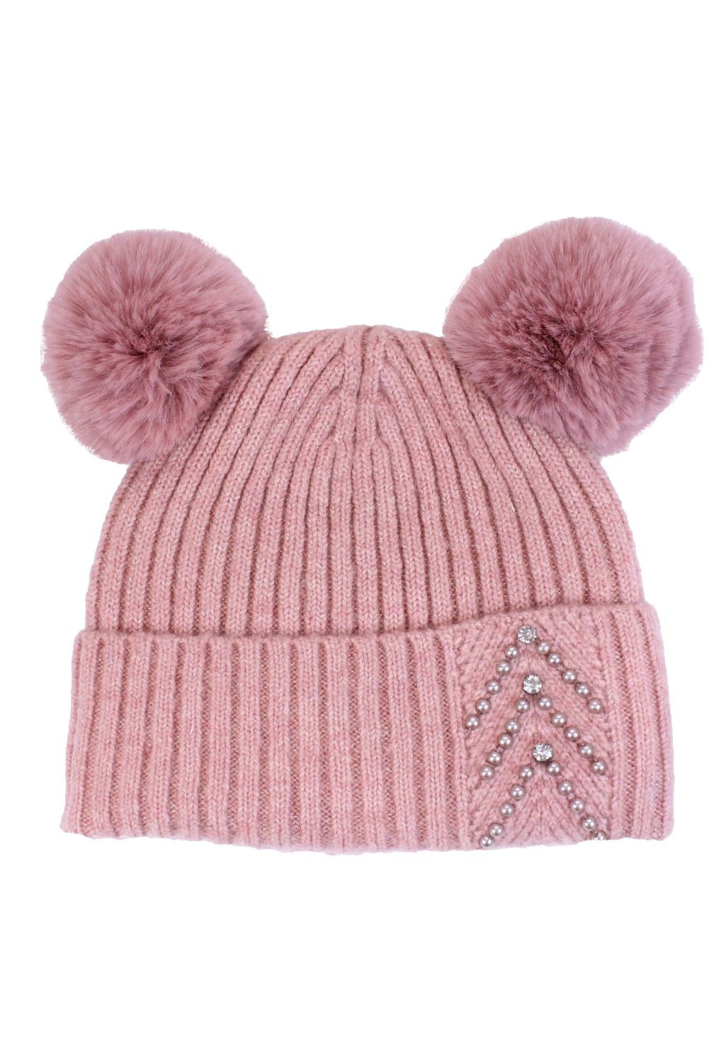 Double Pom Pom Hat