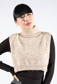 Ribbed Knit Bib