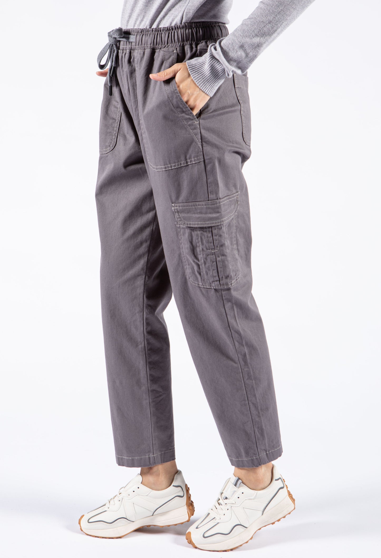 Pull On Cargo Trousers