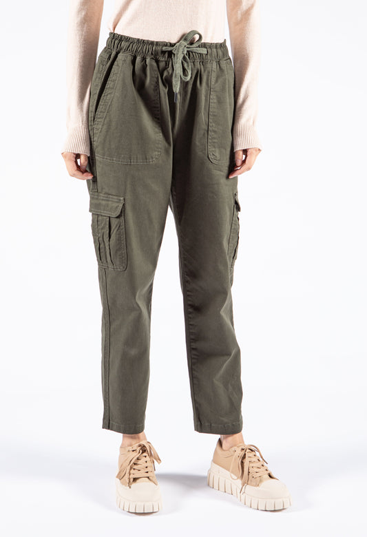 Pull On Cargo Trousers