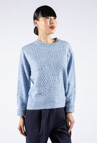 Cable Knit Bobble Pullover