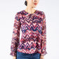 Wave Printed Top