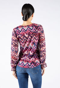 Wave Printed Top