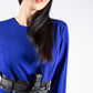 Royal Blue Faux Belted Dress