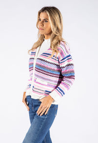 Fair Isle Knit Cardigan