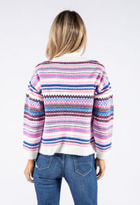 Fair Isle Knit Cardigan