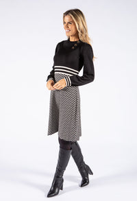 Zigzag Knit Dress