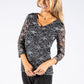 Floral Lace Detail Top