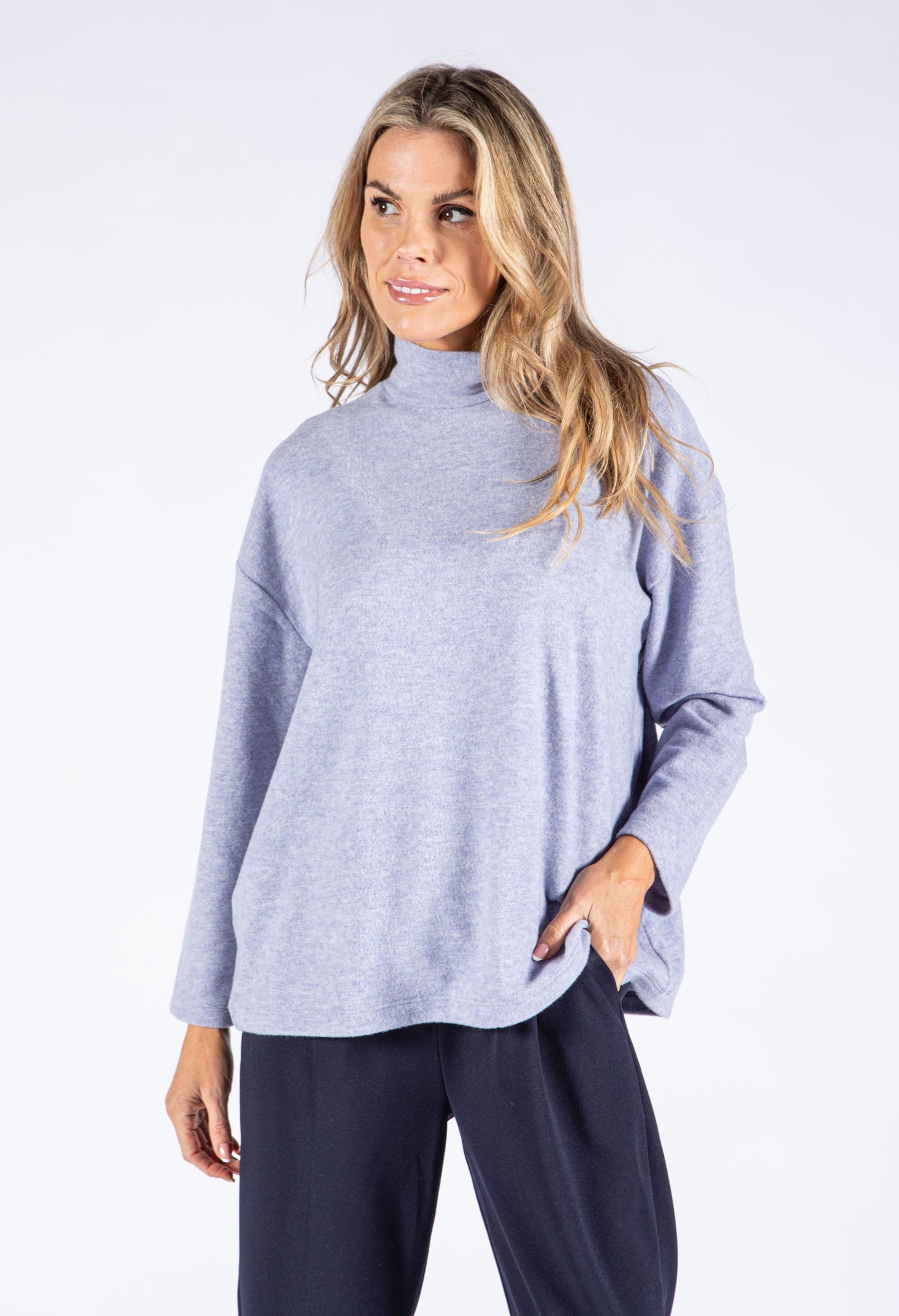 Super Soft High Neck Pullover