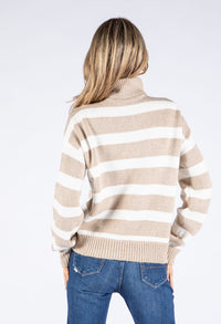 Quarter Zip Knit Pullover-1