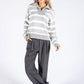 Quarter Zip Knit Pullover-1