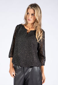 Texture Gold Fleck Top