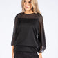 Lurex Flow Sleeve Top