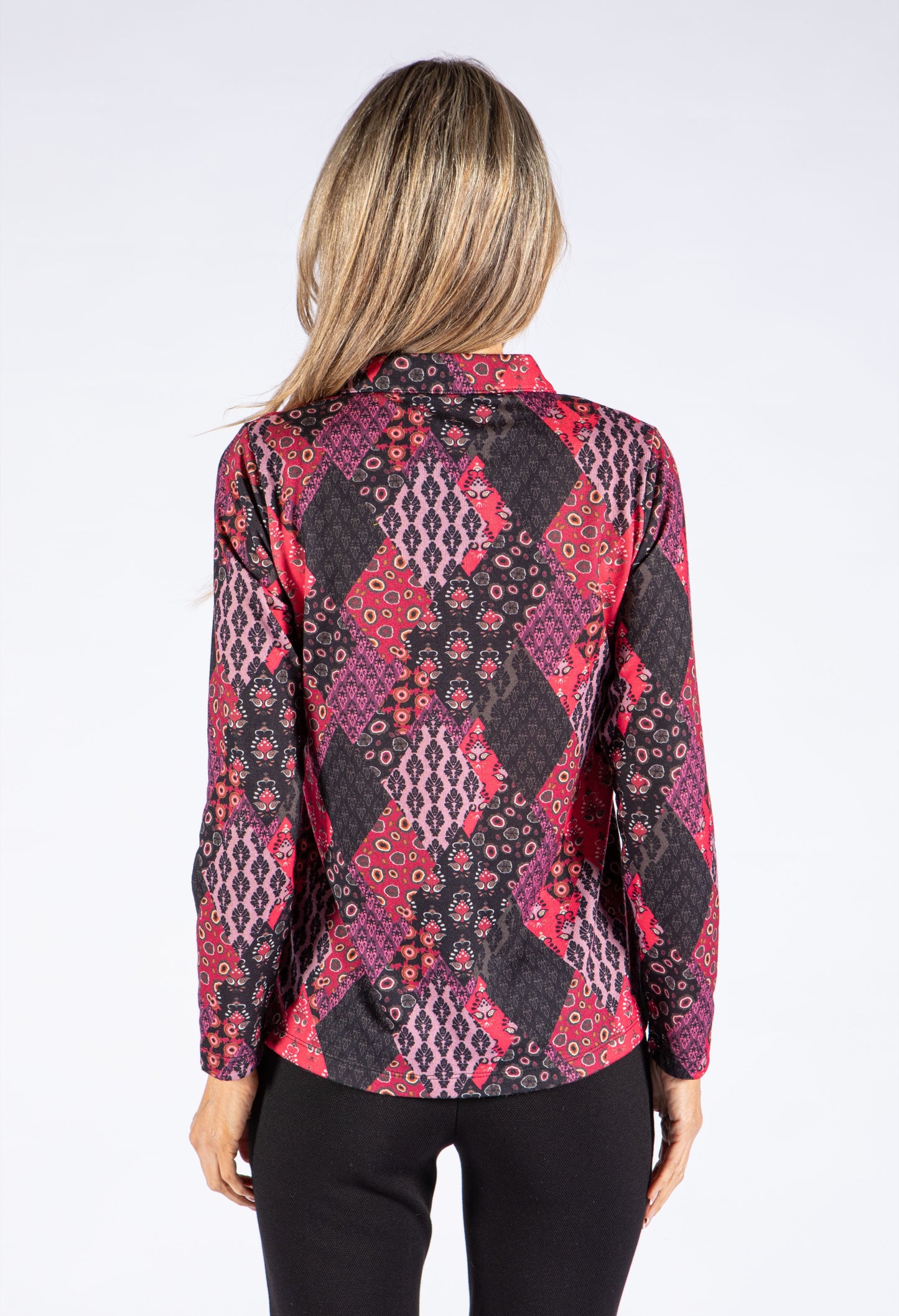 Mixed Print Blouse