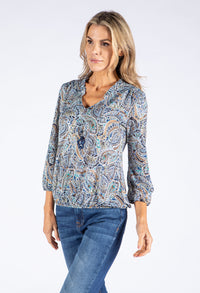 Paisley Print Top