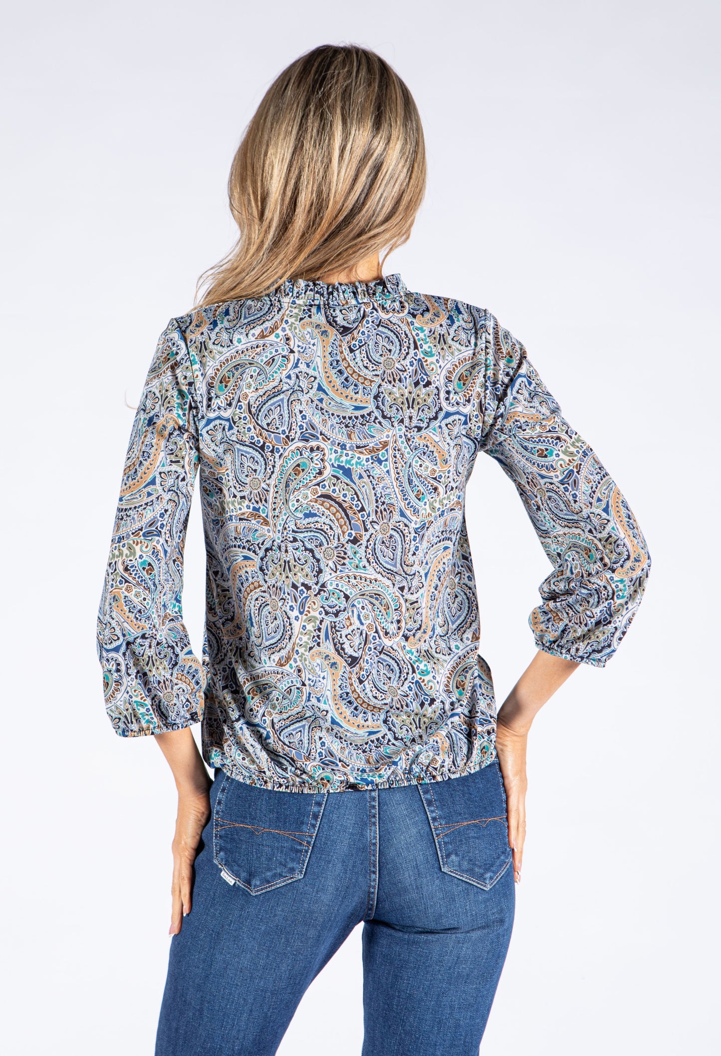 Paisley Print Top