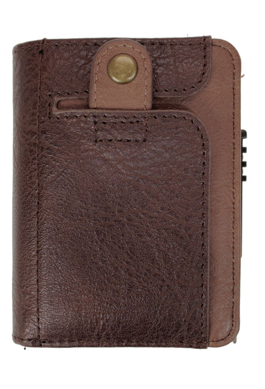 Leather Belt and Card Slider Wallet