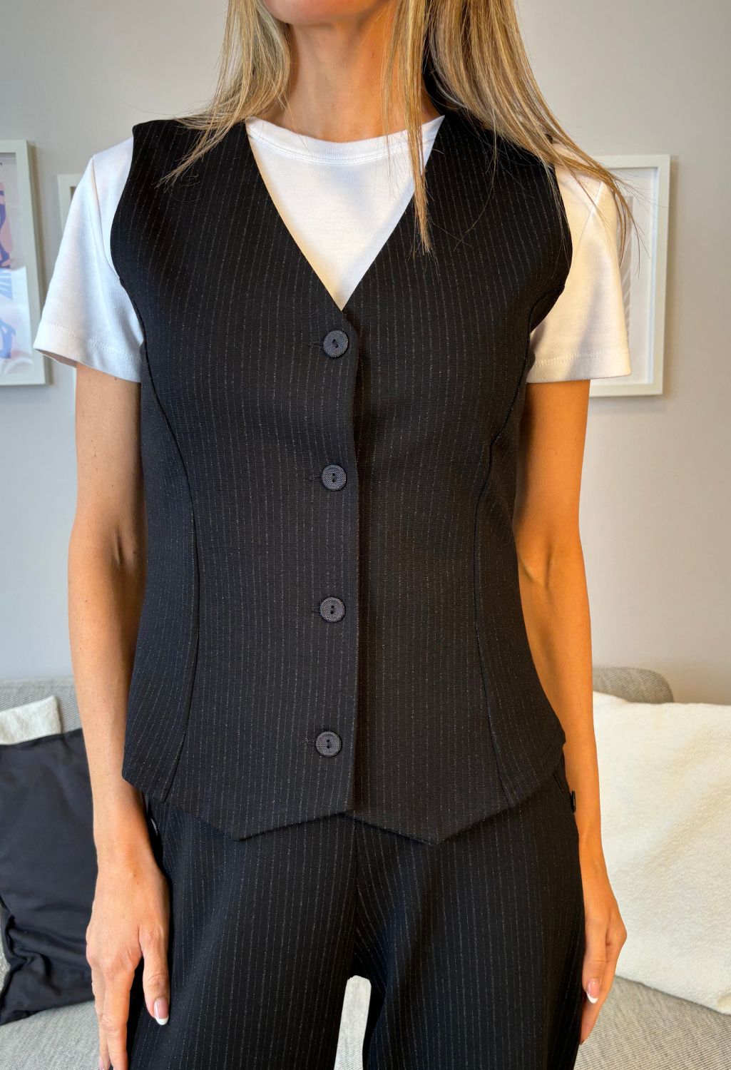 Pinstripe Waistcoat