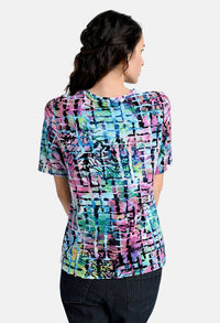 Squares Effect Top