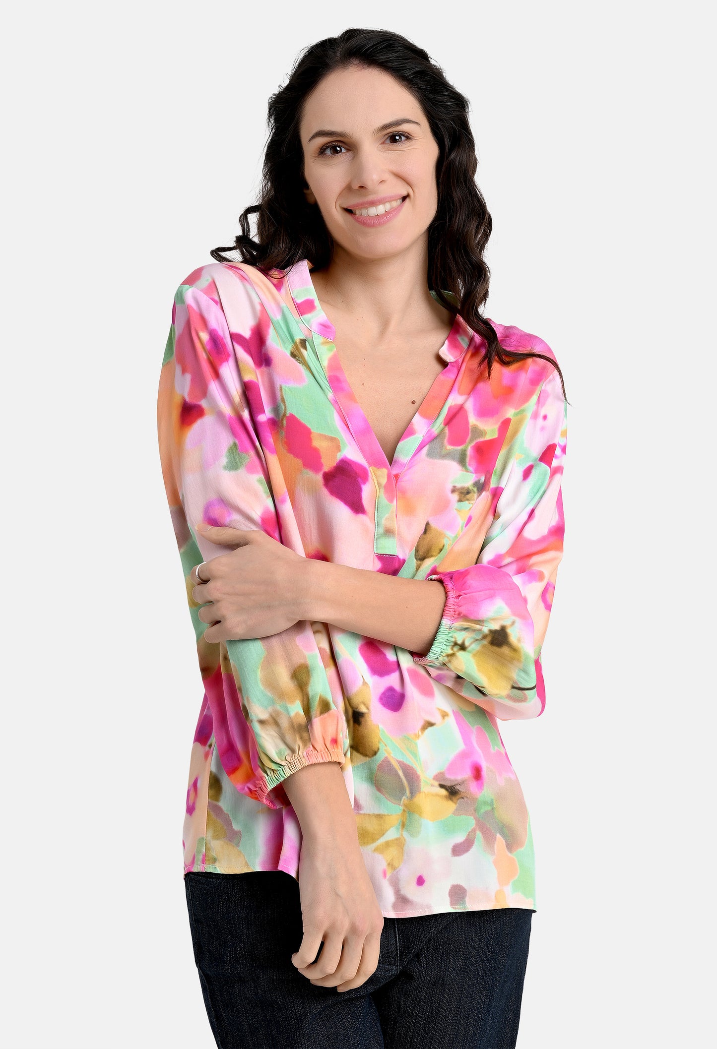 Blouse Flowers Print Top