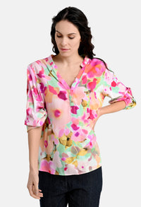 Blouse Flowers Print Top