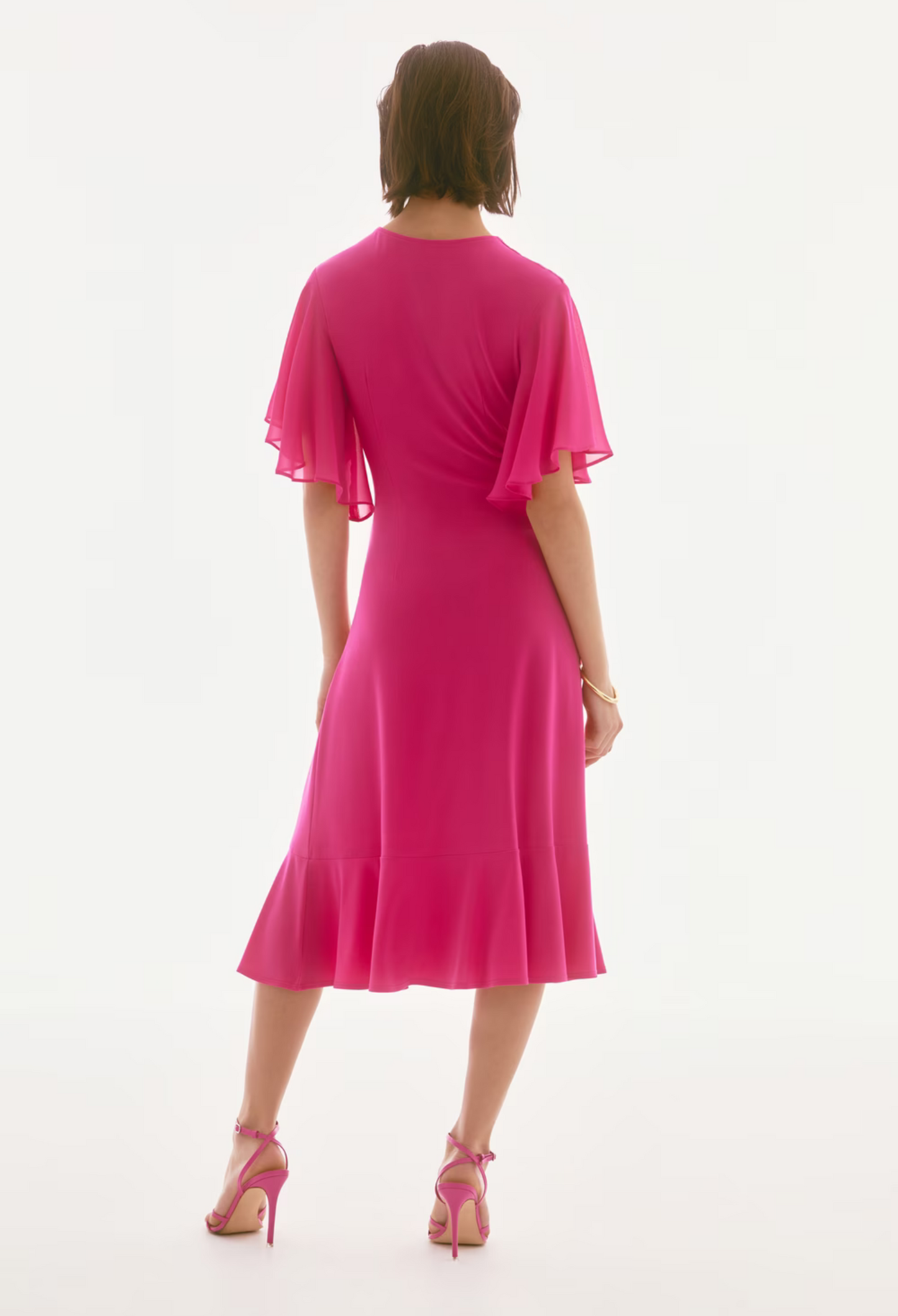 Knee-length Wrap Dress Style