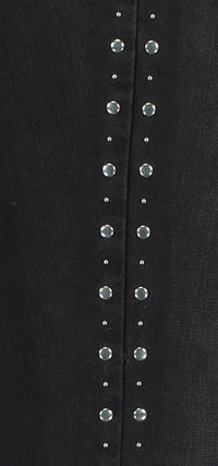 Ami Skinny Jeans With Studded Side Seams