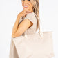 Zip Tote Shopper Bag