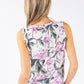 Lily Print Sleeveless Top