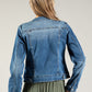 Pearl Detail Denim Jacket