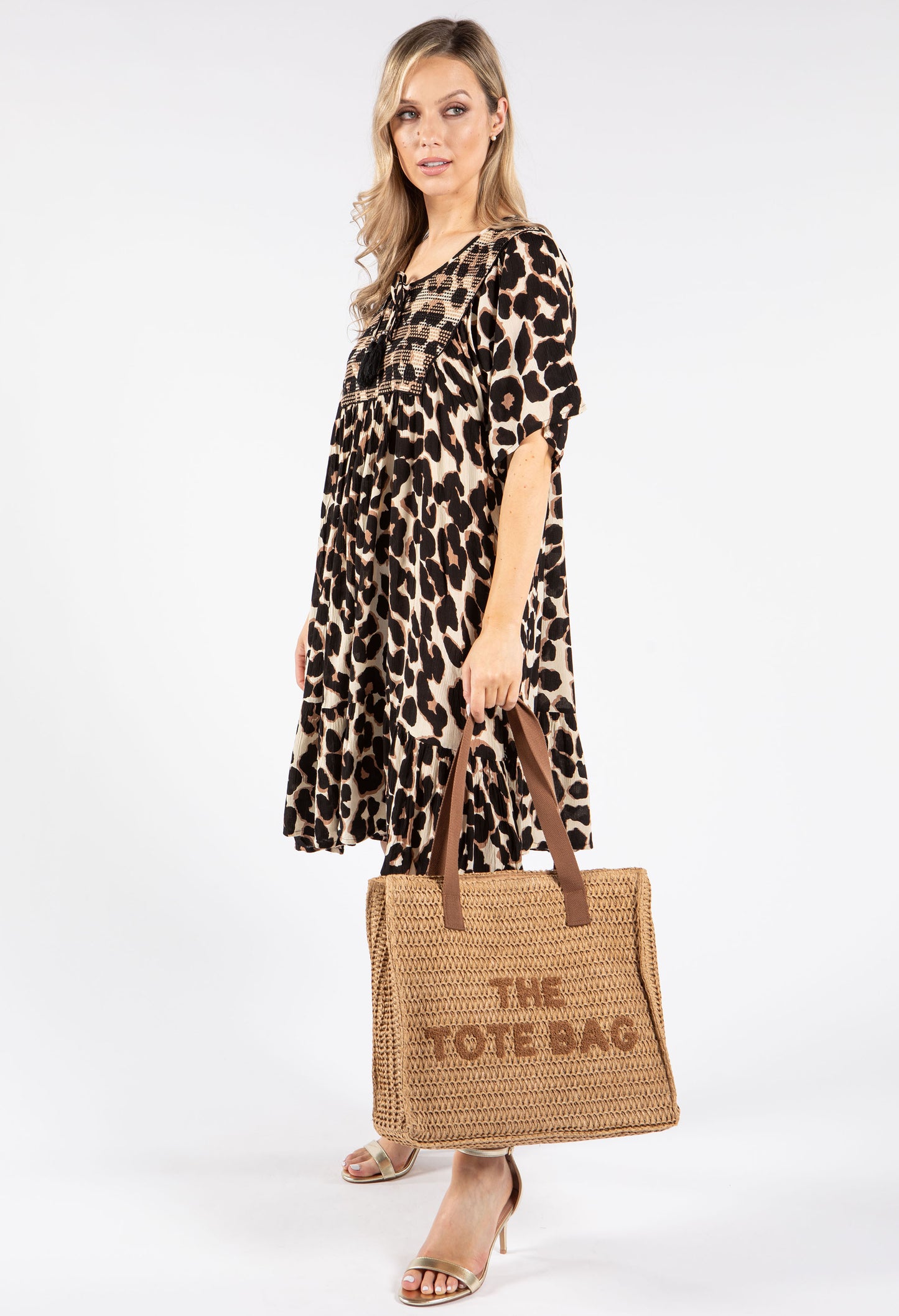 Contrast Tote Bag