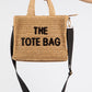 Contrast Crossbody Tote Bag