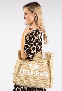 Contrast Tote Bag