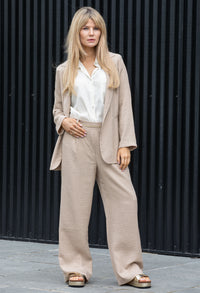 Linen Look Blazer