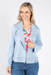 Suedette Biker Jacket