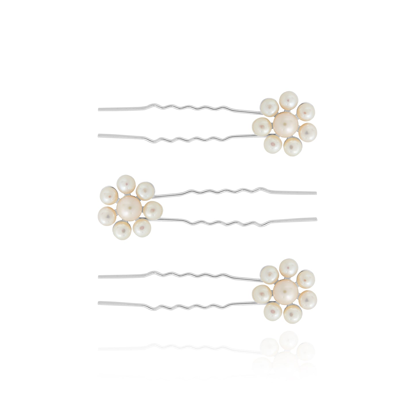 HAPPY EVER AFTER HAIR ACCESSORIES | PEARL FLOWER HAIR PINS