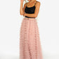 Dusky Pink Frill Skirt