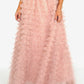 Dusky Pink Frill Skirt