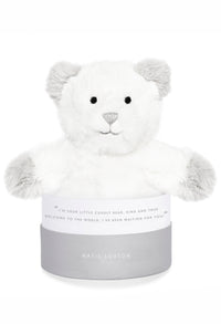 BEAR BABY TOY | WELCOME TO THE WORLD | GREY