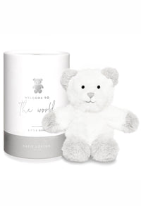 BEAR BABY TOY | WELCOME TO THE WORLD | GREY